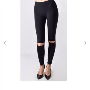 David Lerner Split Knee Legging
